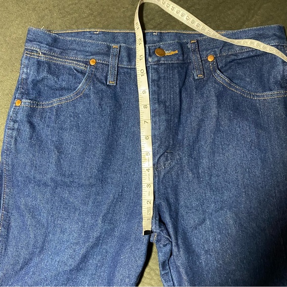 NEW Men’s Wrangler Prewashed Cowboy Cut® Slim Fit Jean 32x30 Dark Wash - Picture 10 of 16